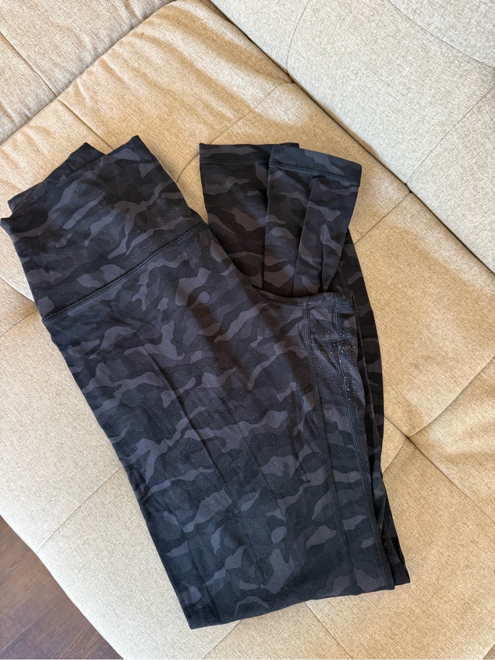 lululemon athletica Black Align Camo High-Waist Leggings